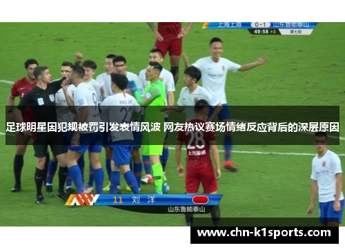 足球明星因犯规被罚引发表情风波 网友热议赛场情绪反应背后的深层原因 足球明星因犯规被罚引发表情风波 网友热议赛场情绪反应背后的深层原因